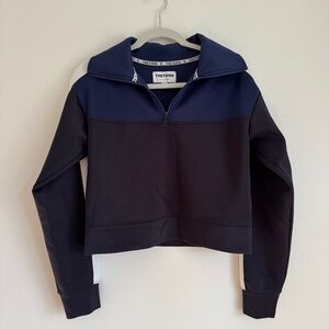 Tretorn Sweden Color Block Logo Quarter Zip Pullover Sweatshirt | Size XS